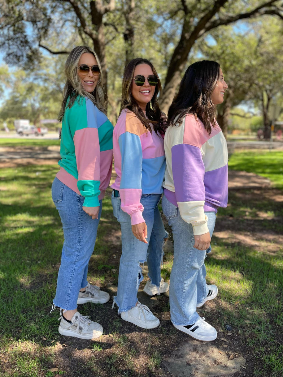 Finnley Colorblock Pullover in Four Colors-Womens-Ave Shops-[option4]-[option5]-[option6]-[option7]-[option8]-Shop-Boutique-Clothing-for-Women-Online