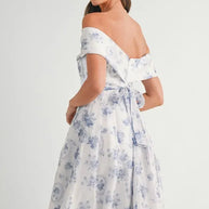 MABLE Floral Printed Off Shoulder Maxi Dress-Dresses-Trendsi-[option4]-[option5]-[option6]-[option7]-[option8]-Shop-Boutique-Clothing-for-Women-Online