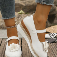 Flower Embellished Mary Jane Loafers-loafers-Trendsi-[option4]-[option5]-[option6]-[option7]-[option8]-Shop-Boutique-Clothing-for-Women-Online