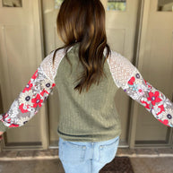 Aston Patchwork Blouse in Four Colors-Womens-Ave Shops-[option4]-[option5]-[option6]-[option7]-[option8]-Shop-Boutique-Clothing-for-Women-Online