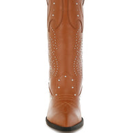 Dockery Studs Embellished Cowboy Boots-Rag Company-[option4]-[option5]-[option6]-[option7]-[option8]-Shop-Boutique-Clothing-for-Women-Online