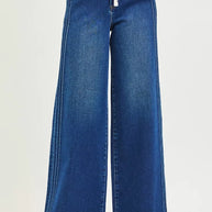 RISEN Full Size Mid Rise Wide Side Pintuck Jeans with Front Drawstring Plus Size-Jeans-Trendsi-[option4]-[option5]-[option6]-[option7]-[option8]-Shop-Boutique-Clothing-for-Women-Online