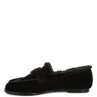 Ohrid Suede & Faux Fur Flat Loafers-Rag Company-[option4]-[option5]-[option6]-[option7]-[option8]-Shop-Boutique-Clothing-for-Women-Online