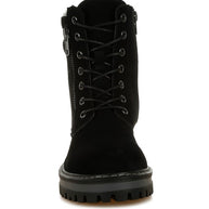 Mahisha Knitted Collar Zip-Up Hiker Boots-Rag Company-[option4]-[option5]-[option6]-[option7]-[option8]-Shop-Boutique-Clothing-for-Women-Online