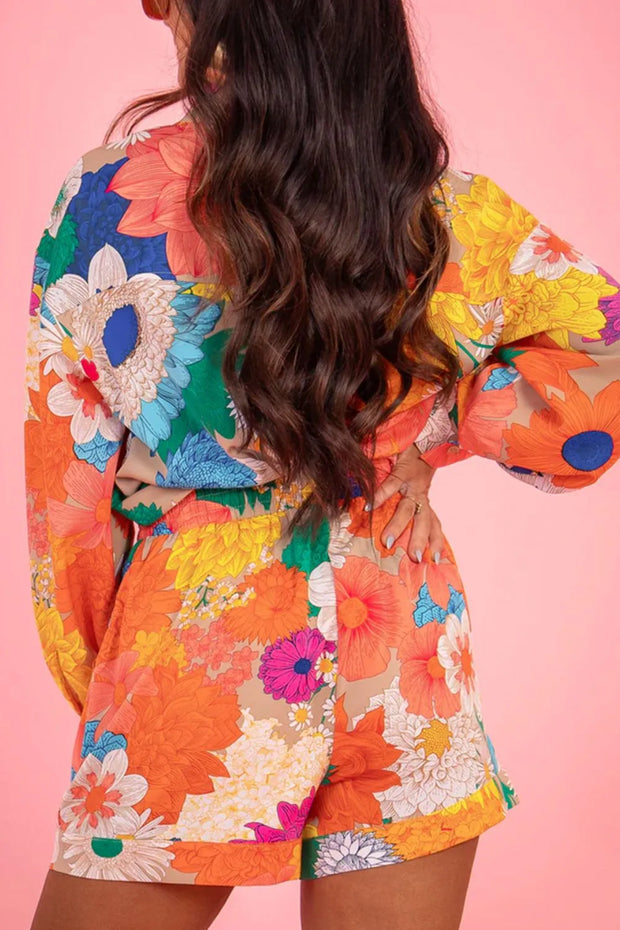 Printed Button Up Long Sleeve Top and Shorts Set-sets-Trendsi-[option4]-[option5]-[option6]-[option7]-[option8]-Shop-Boutique-Clothing-for-Women-Online