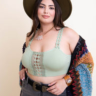 Boho Eye Lace Applique Bralette Plus Size-Leto Accessories-Sage-1X/2X-[option4]-[option5]-[option6]-[option7]-[option8]-Shop-Boutique-Clothing-for-Women-Online