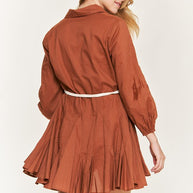 SOLID FLARE SHIRT DRESS-Jade By Jane-[option4]-[option5]-[option6]-[option7]-[option8]-Shop-Boutique-Clothing-for-Women-Online