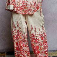 POL Floral Printed Woven Wide Leg Drawstring Pants-Pants-Trendsi-[option4]-[option5]-[option6]-[option7]-[option8]-Shop-Boutique-Clothing-for-Women-Online