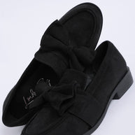 Havisham Bow Accent Heeled Loafers-Rag Company-[option4]-[option5]-[option6]-[option7]-[option8]-Shop-Boutique-Clothing-for-Women-Online
