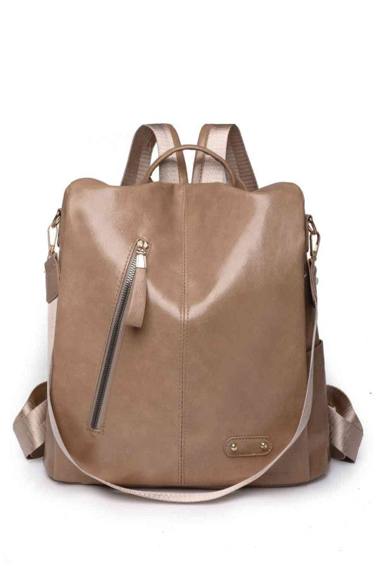 Marcy Zipper Pocket Backpack-ClaudiaG Collection-[option4]-[option5]-[option6]-[option7]-[option8]-Shop-Boutique-Clothing-for-Women-Online