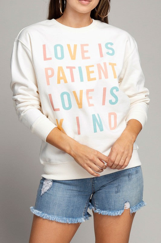 Love Is Patient Love Is Kind Sweatshirt-Lotus Fashion Collection-[option4]-[option5]-[option6]-[option7]-[option8]-Shop-Boutique-Clothing-for-Women-Online