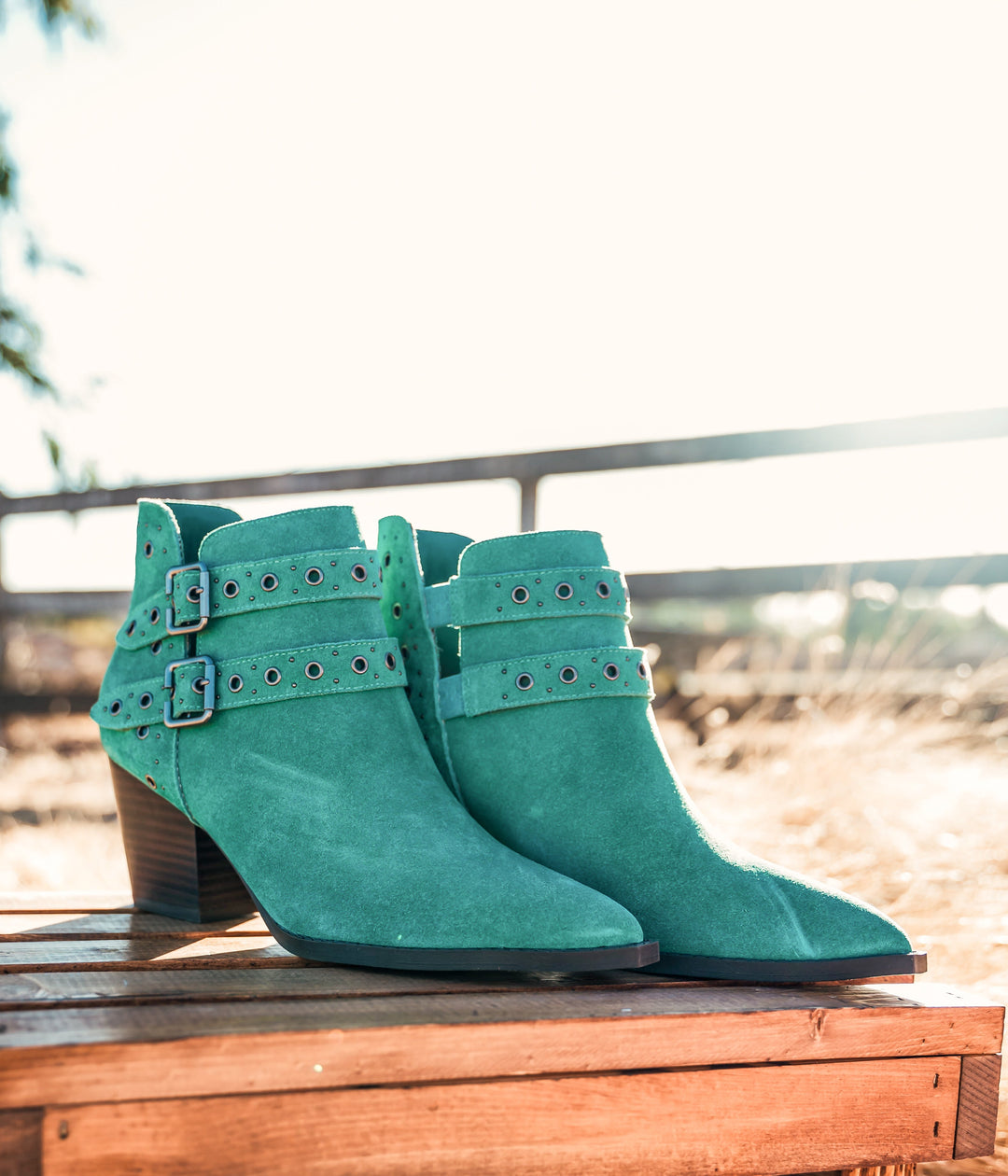 Elsa Leather Ankle Boot in Teal-Shoes-Ave Shops-[option4]-[option5]-[option6]-[option7]-[option8]-Shop-Boutique-Clothing-for-Women-Online