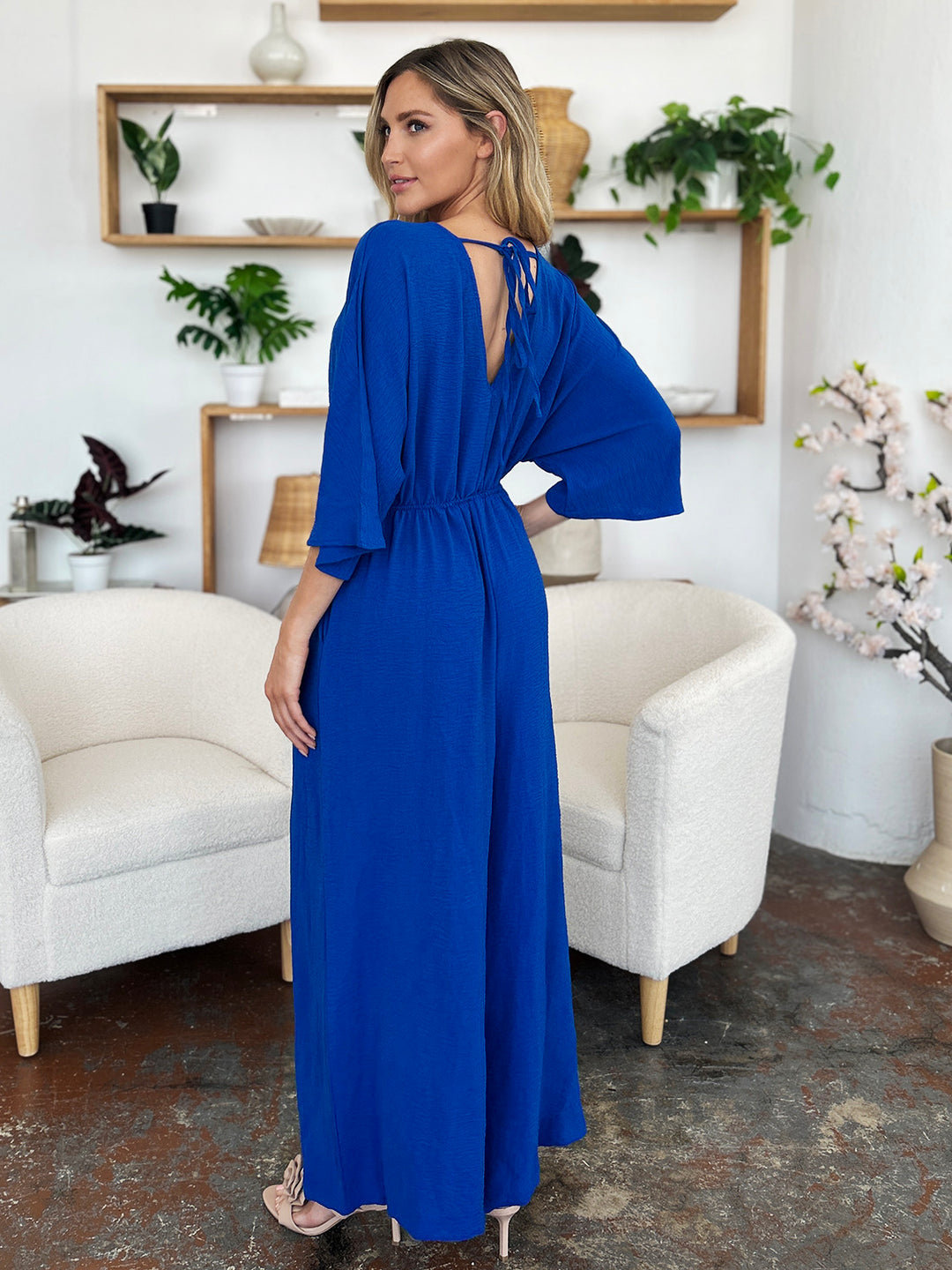 Double Take Half Sleeve Wide Leg Jumpsuit-Trendsi-[option4]-[option5]-[option6]-[option7]-[option8]-Shop-Boutique-Clothing-for-Women-Online