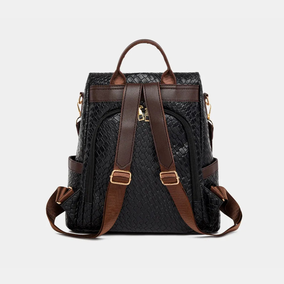 PU Leather Backpack Bag-Bags-Trendsi-[option4]-[option5]-[option6]-[option7]-[option8]-Shop-Boutique-Clothing-for-Women-Online