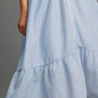 Umgee Full Size Striped Midi Dress with Smocked Waist Plus Size-Dresses-Trendsi-[option4]-[option5]-[option6]-[option7]-[option8]-Shop-Boutique-Clothing-for-Women-Online