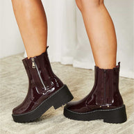 Forever Link Side Zip Platform Boots-Boots-Trendsi-[option4]-[option5]-[option6]-[option7]-[option8]-Shop-Boutique-Clothing-for-Women-Online