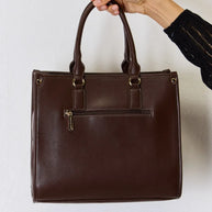 David Jones Argyle Pattern PU Leather Handbag-Bags-Trendsi-[option4]-[option5]-[option6]-[option7]-[option8]-Shop-Boutique-Clothing-for-Women-Online