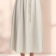 ADORA Drawstring Waist Crinkle Maxi Skirt-Skirts-Trendsi-[option4]-[option5]-[option6]-[option7]-[option8]-Shop-Boutique-Clothing-for-Women-Online