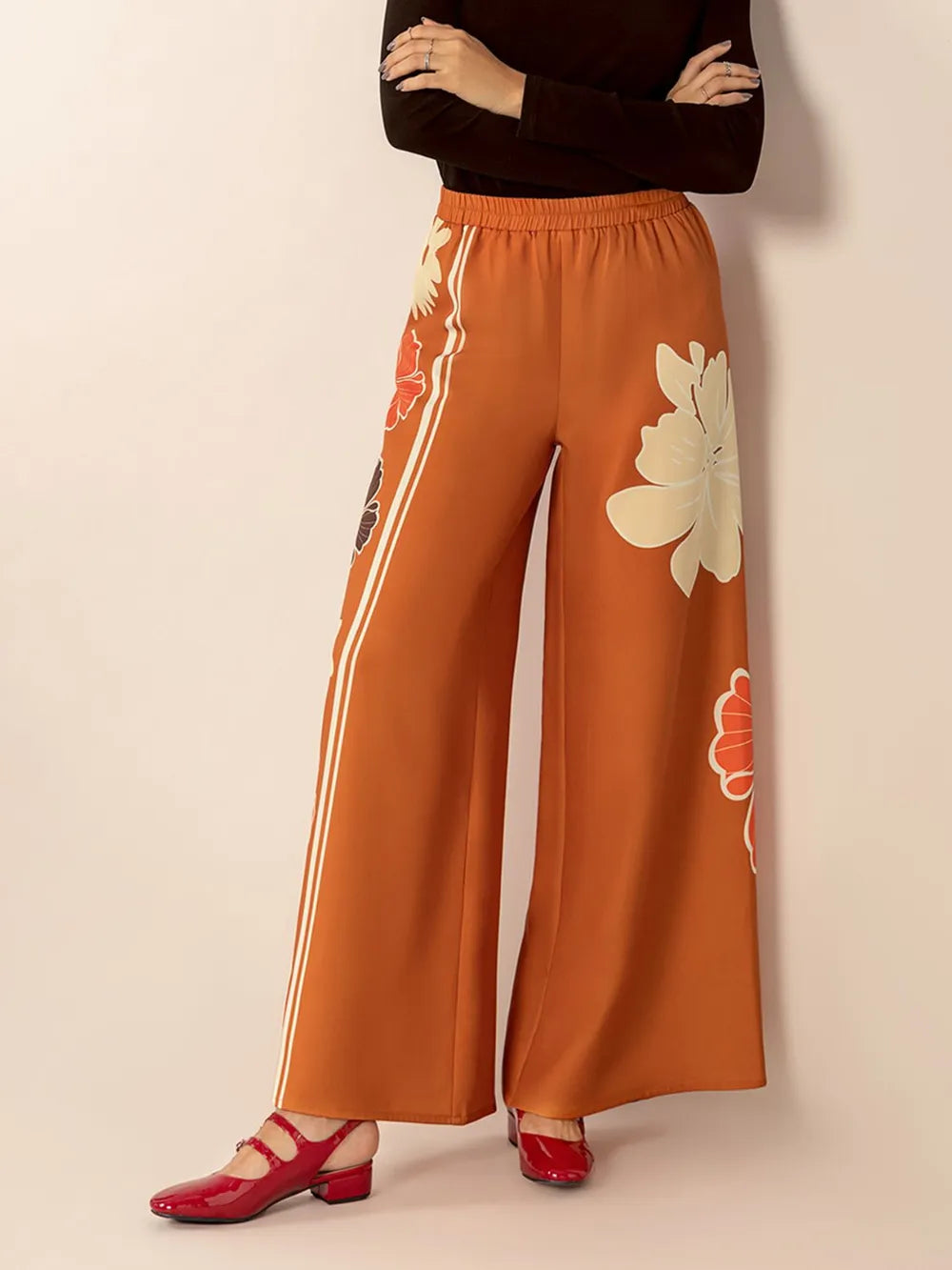 Printed Elastic Waist Wide Leg Pants-Pants-Trendsi-[option4]-[option5]-[option6]-[option7]-[option8]-Shop-Boutique-Clothing-for-Women-Online