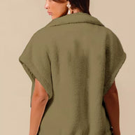 SO ME Over Sized Soft Sherpa Fur Sleeveless Vest Jacket-Vest-Trendsi-[option4]-[option5]-[option6]-[option7]-[option8]-Shop-Boutique-Clothing-for-Women-Online