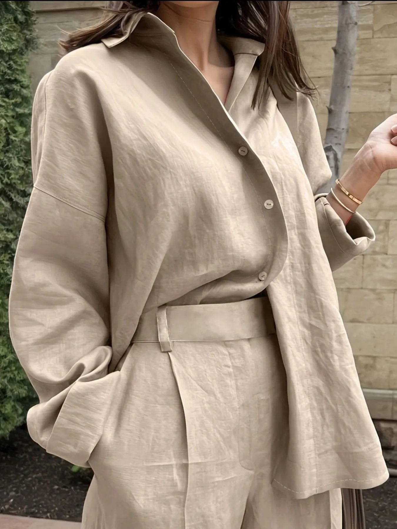 Button Up Long Sleeve Shirt-Tops-Trendsi-[option4]-[option5]-[option6]-[option7]-[option8]-Shop-Boutique-Clothing-for-Women-Online