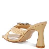 Nimaya Braided Criss-Cross Strap Sandals-Rag Company-[option4]-[option5]-[option6]-[option7]-[option8]-Shop-Boutique-Clothing-for-Women-Online