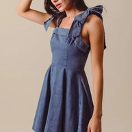 SO ME Fit and Flare Washed Gameday Dress-Dresses-Trendsi-[option4]-[option5]-[option6]-[option7]-[option8]-Shop-Boutique-Clothing-for-Women-Online