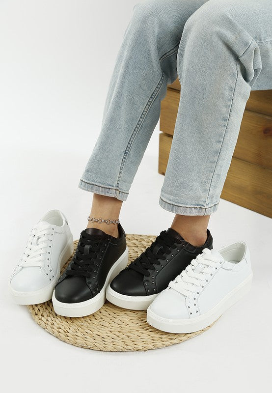 Strider Studs Embellished Chunky Sneakers-Rag Company-[option4]-[option5]-[option6]-[option7]-[option8]-Shop-Boutique-Clothing-for-Women-Online