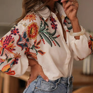 Floral Button Up Long Sleeve Shirt-Tops-Trendsi-[option4]-[option5]-[option6]-[option7]-[option8]-Shop-Boutique-Clothing-for-Women-Online