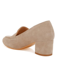 Astra Block Heel Genuine Suede Loafers-Rag Company-[option4]-[option5]-[option6]-[option7]-[option8]-Shop-Boutique-Clothing-for-Women-Online