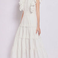 Sleeveless Ruffled Tiered Dress with Embroidered Trim-dresses-Trendsi-[option4]-[option5]-[option6]-[option7]-[option8]-Shop-Boutique-Clothing-for-Women-Online