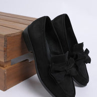 Havisham Bow Accent Heeled Loafers-Rag Company-[option4]-[option5]-[option6]-[option7]-[option8]-Shop-Boutique-Clothing-for-Women-Online
