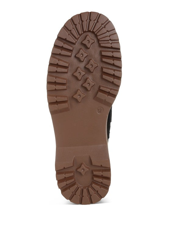 Cuckatoos Chunky Real Suede Leather Oxford Loafers-Rag Company-[option4]-[option5]-[option6]-[option7]-[option8]-Shop-Boutique-Clothing-for-Women-Online