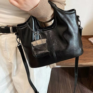 Leather Crossbody Bag with Charm-handbag-Trendsi-[option4]-[option5]-[option6]-[option7]-[option8]-Shop-Boutique-Clothing-for-Women-Online