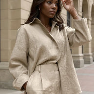 Button Up Long Sleeve Shirt-Tops-Trendsi-[option4]-[option5]-[option6]-[option7]-[option8]-Shop-Boutique-Clothing-for-Women-Online