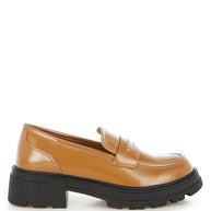 Gleam Stride Faux Leather Chunky Loafers-Rag Company-[option4]-[option5]-[option6]-[option7]-[option8]-Shop-Boutique-Clothing-for-Women-Online