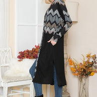 Mixed Media Maxi Cardigan-Orange Farm Clothing-[option4]-[option5]-[option6]-[option7]-[option8]-Shop-Boutique-Clothing-for-Women-Online