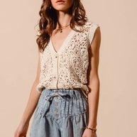 SO ME Flared Denim Shorts with Elasticized Waist-Shorts-Trendsi-[option4]-[option5]-[option6]-[option7]-[option8]-Shop-Boutique-Clothing-for-Women-Online