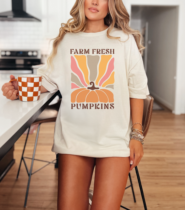 Farm Fresh Pumpkins Graphic Tee-Womens-Ave Shops-[option4]-[option5]-[option6]-[option7]-[option8]-Shop-Boutique-Clothing-for-Women-Online