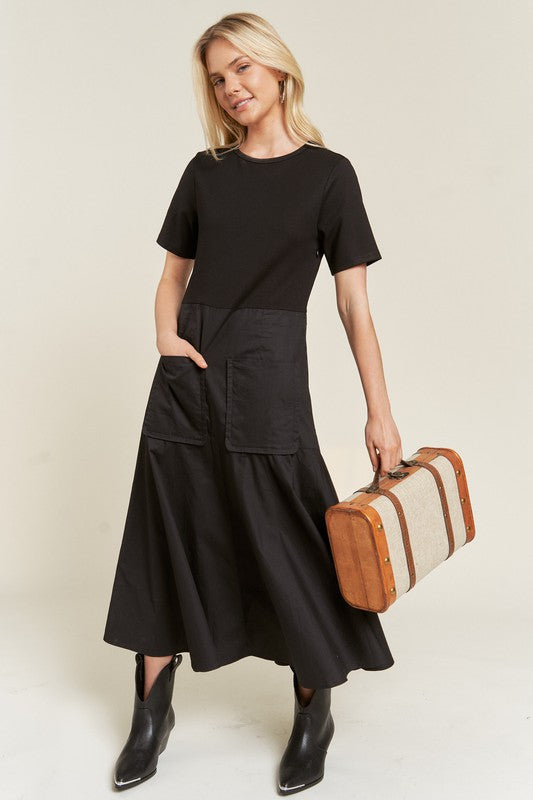 KNIT MIX DRESS-Jade By Jane-[option4]-[option5]-[option6]-[option7]-[option8]-Shop-Boutique-Clothing-for-Women-Online