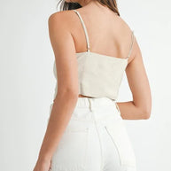 MABLE Linen Mix Button Down Tank Top-Tank Tops & Camis-Trendsi-[option4]-[option5]-[option6]-[option7]-[option8]-Shop-Boutique-Clothing-for-Women-Online