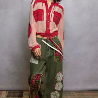 POL Texture Woven Button Down Hooded Shirt with Drawstring Hem-Shirts-Trendsi-[option4]-[option5]-[option6]-[option7]-[option8]-Shop-Boutique-Clothing-for-Women-Online