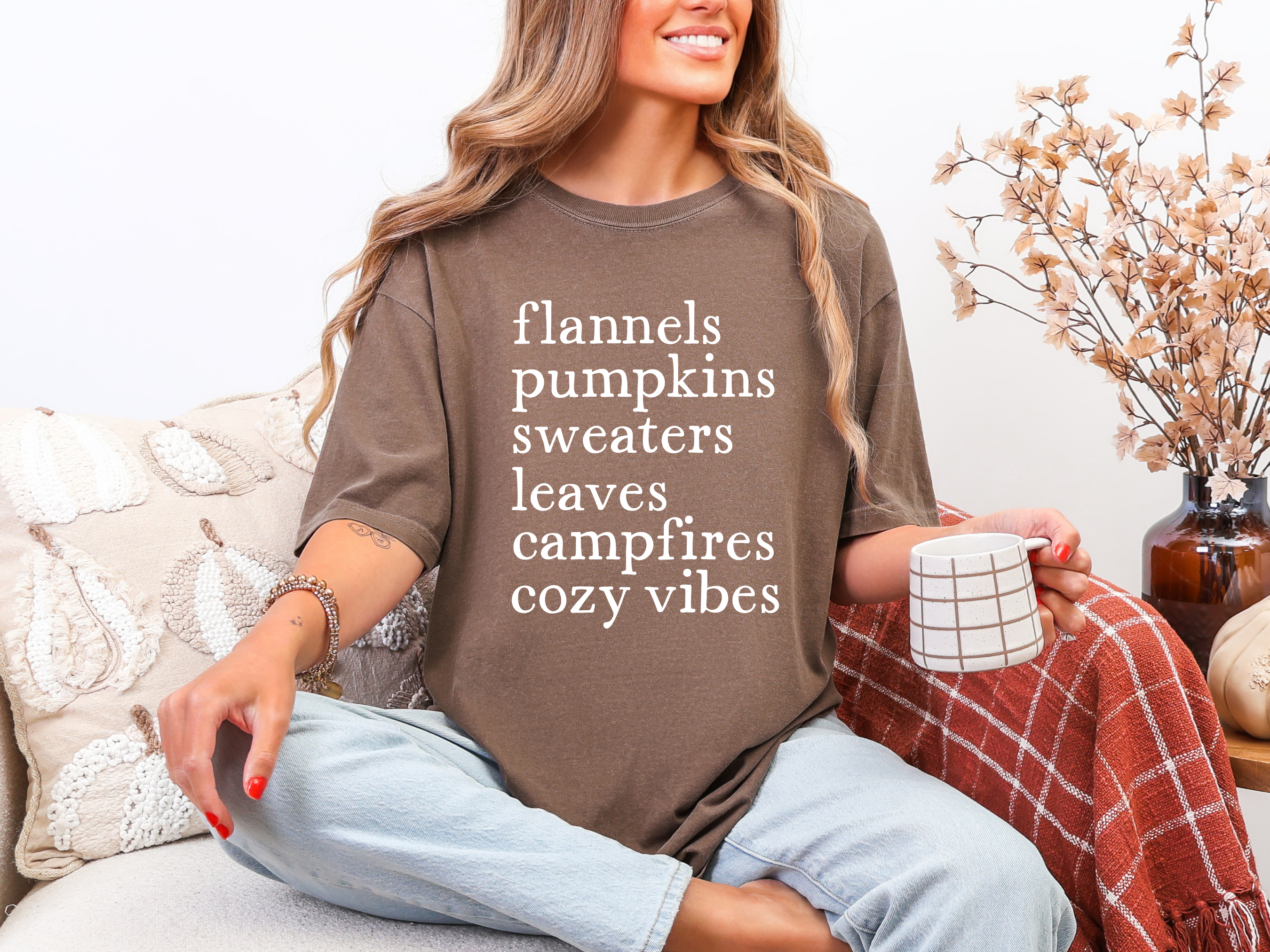 Flannels Pumpkins Graphic Tee in Multiple Colors-Womens-Ave Shops-[option4]-[option5]-[option6]-[option7]-[option8]-Shop-Boutique-Clothing-for-Women-Online