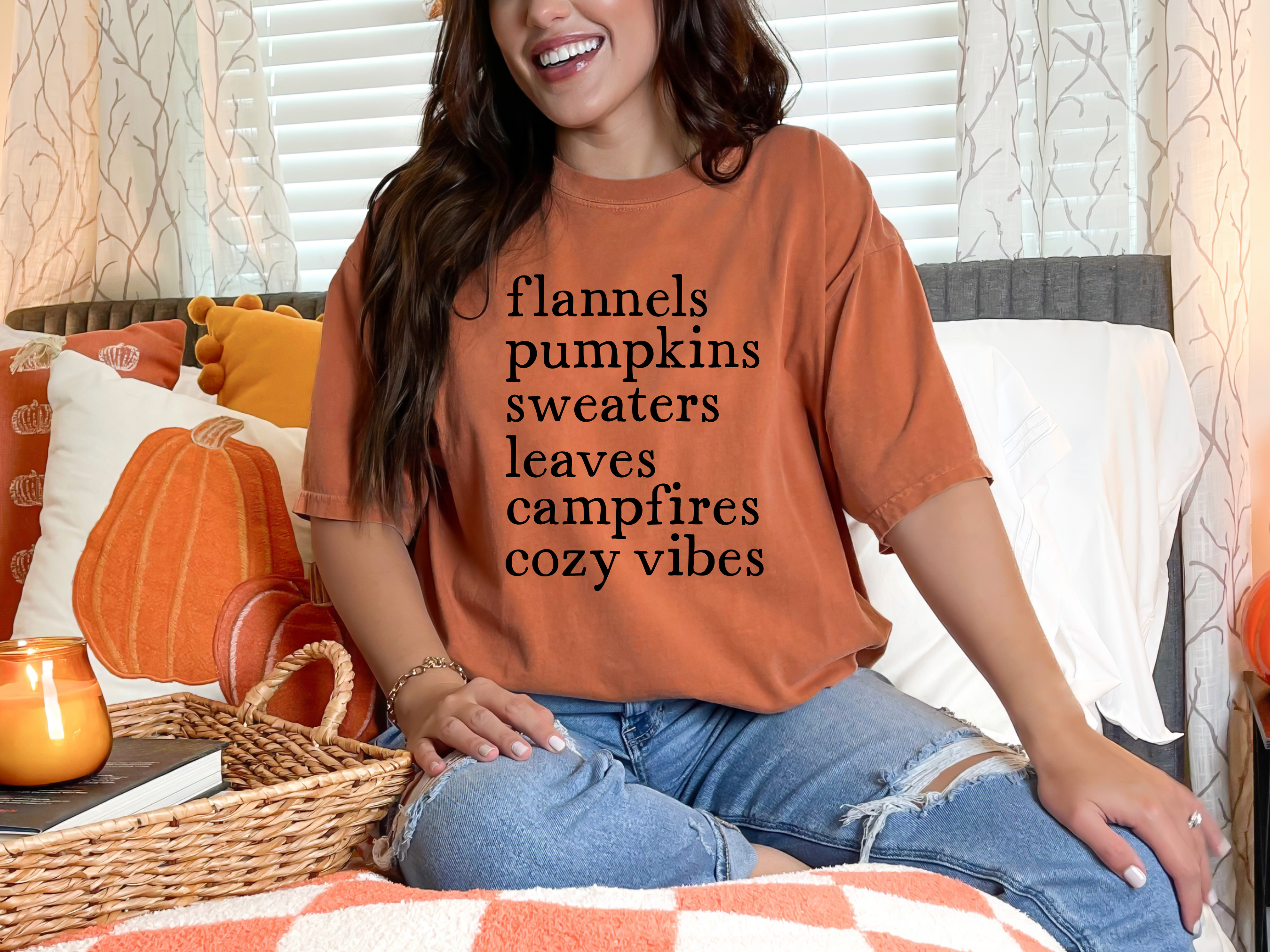 Flannels Pumpkins Graphic Tee in Multiple Colors-Womens-Ave Shops-[option4]-[option5]-[option6]-[option7]-[option8]-Shop-Boutique-Clothing-for-Women-Online