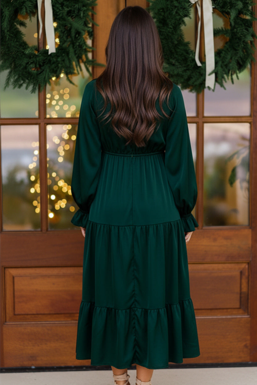 Goddess Grove Green Satin Maxi Dress-Haptics-[option4]-[option5]-[option6]-[option7]-[option8]-Shop-Boutique-Clothing-for-Women-Online