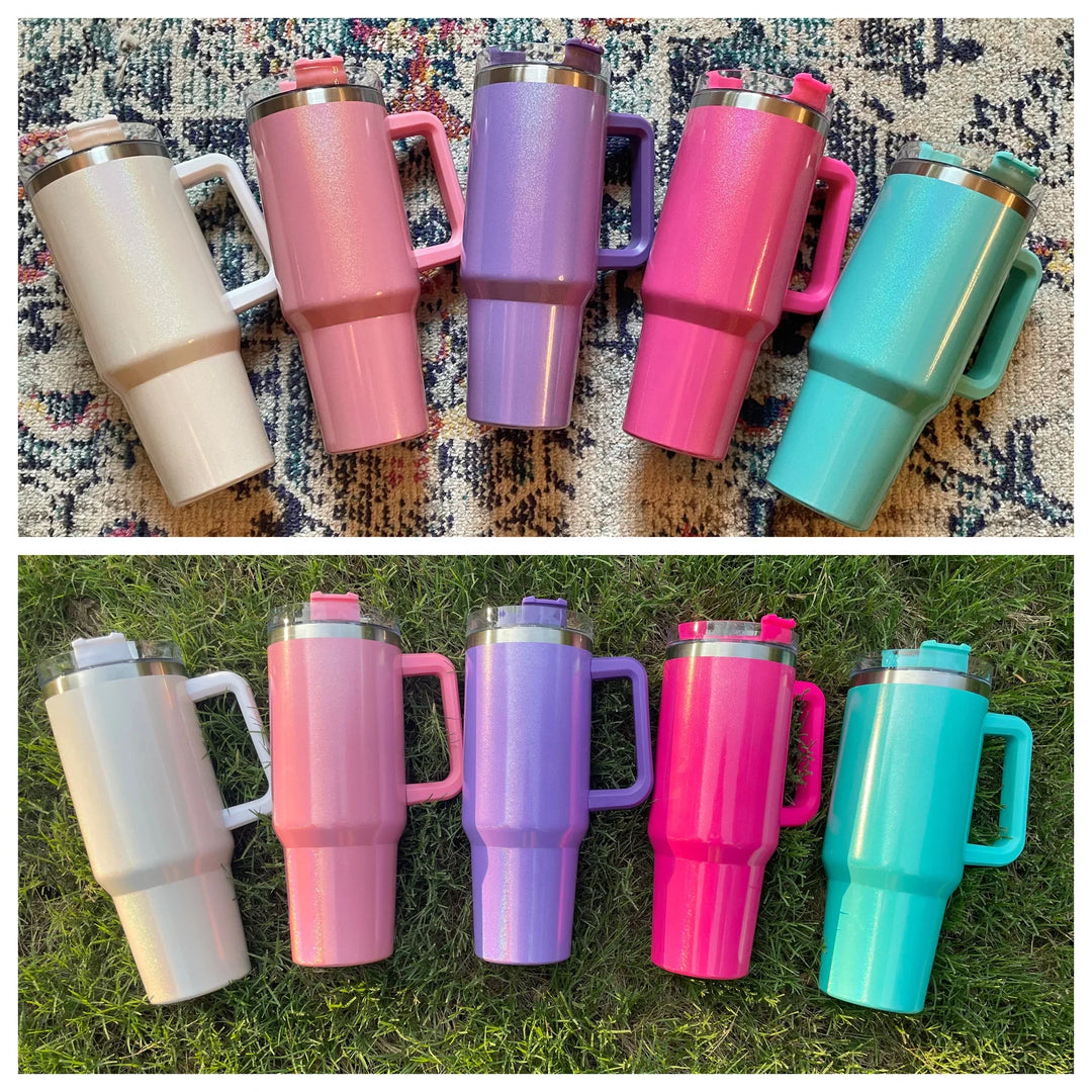 Insulated Shimmer Tumbler in Five Colors-Accessories-Ave Shops-[option4]-[option5]-[option6]-[option7]-[option8]-Shop-Boutique-Clothing-for-Women-Online