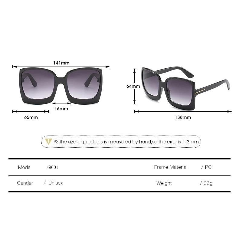 Black/Blue/ Pink Megan Oversized Gradient Sunglasses-JuliaRoseWholesale-6. Black/BLUE/PINK-[option4]-[option5]-[option6]-[option7]-[option8]-Shop-Boutique-Clothing-for-Women-Online