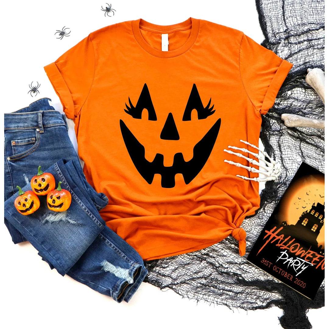 Jack-O-Lantern graphic Tee-Gabreila Wholesale-[option4]-[option5]-[option6]-[option7]-[option8]-Shop-Boutique-Clothing-for-Women-Online