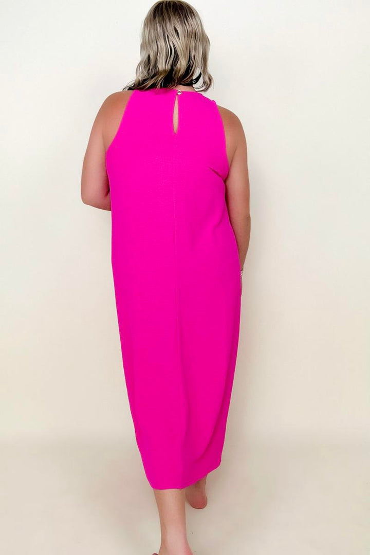 Be Stage Sleeveless Airflow A-Line Maxi Dress-Maxi Dresses-Kiwidrop-[option4]-[option5]-[option6]-[option7]-[option8]-Shop-Boutique-Clothing-for-Women-Online