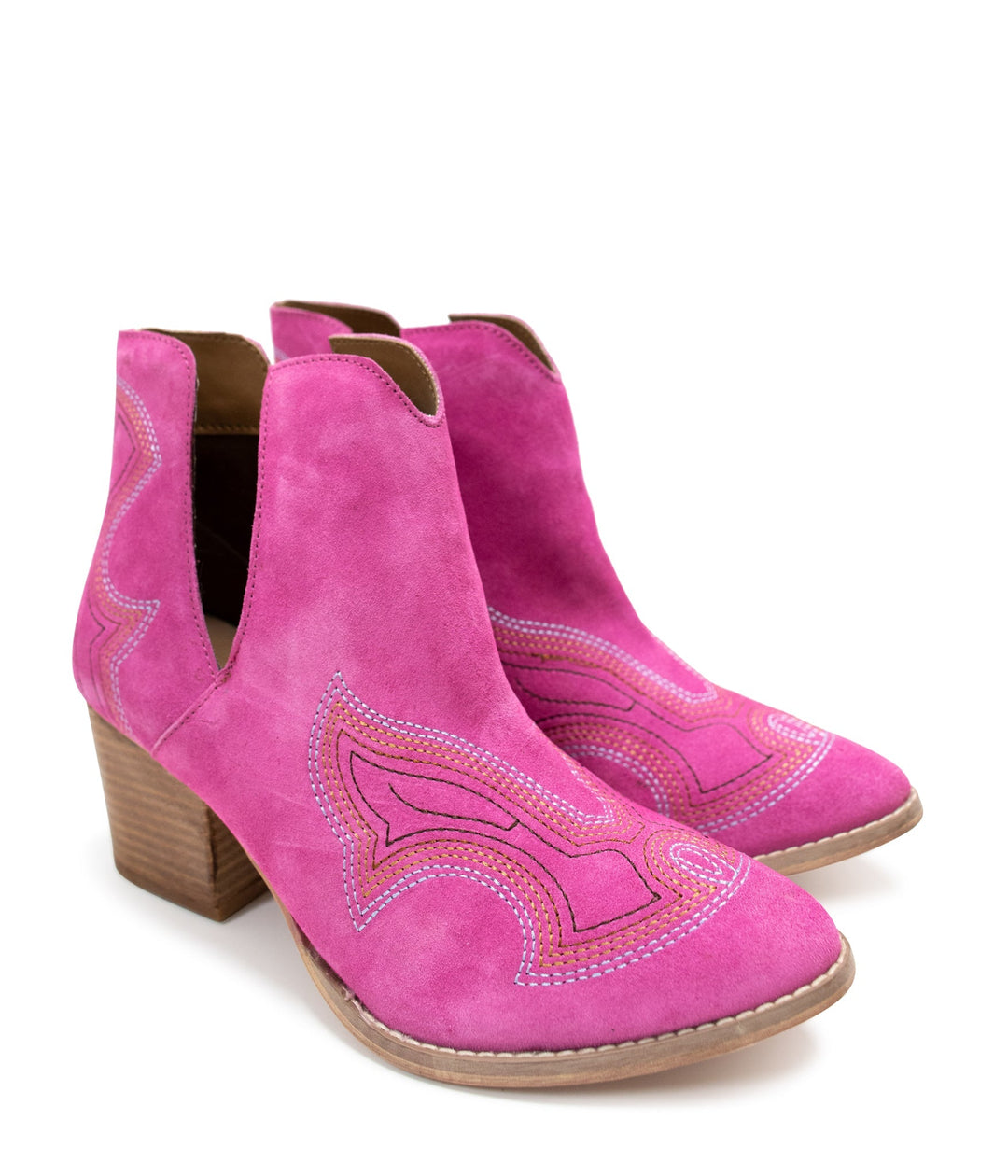 Journee Ankle Boots in Magenta-Shoes-Ave Shops-[option4]-[option5]-[option6]-[option7]-[option8]-Shop-Boutique-Clothing-for-Women-Online